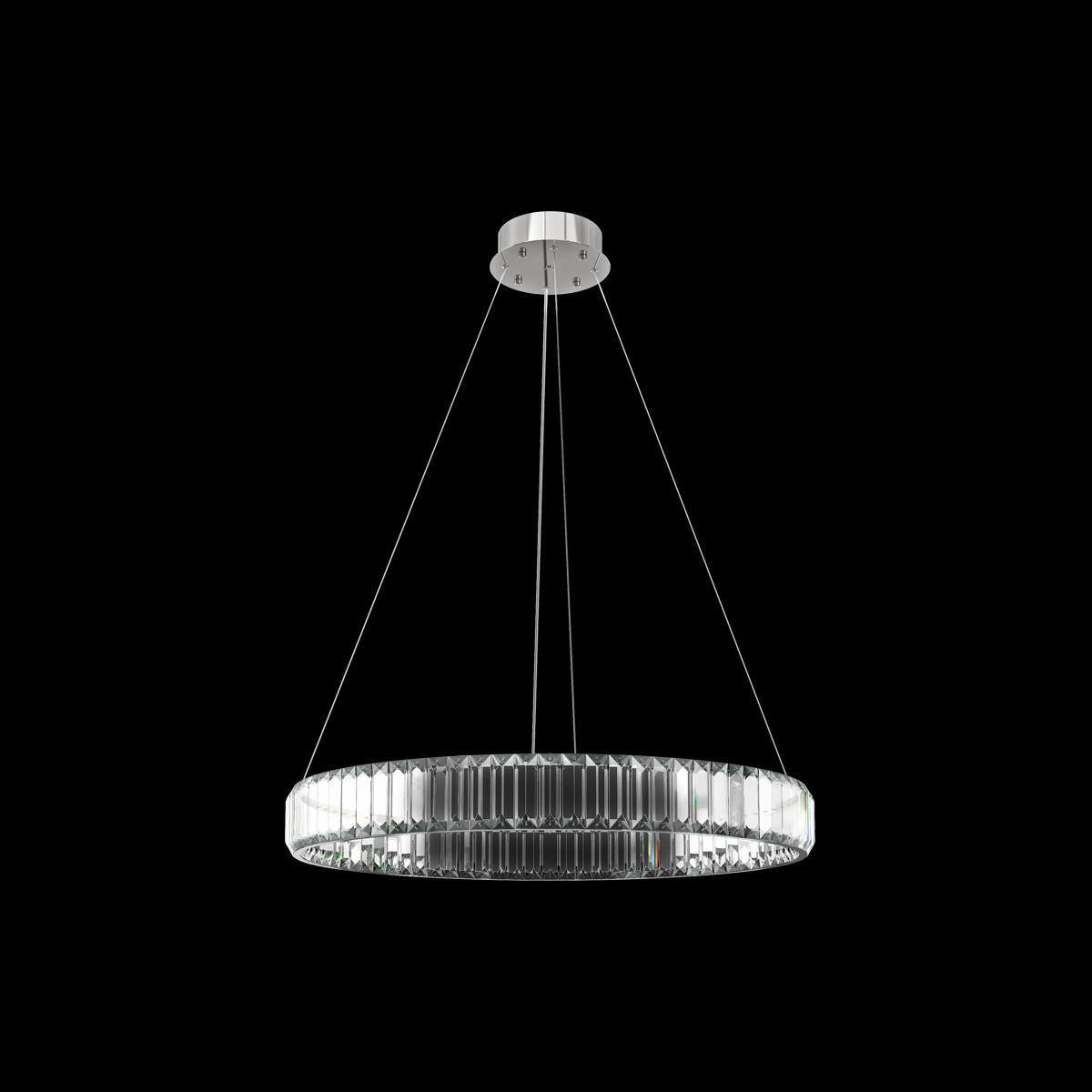 подвесной светодиодный светильник loft it crystal ring 10135/600 chrome