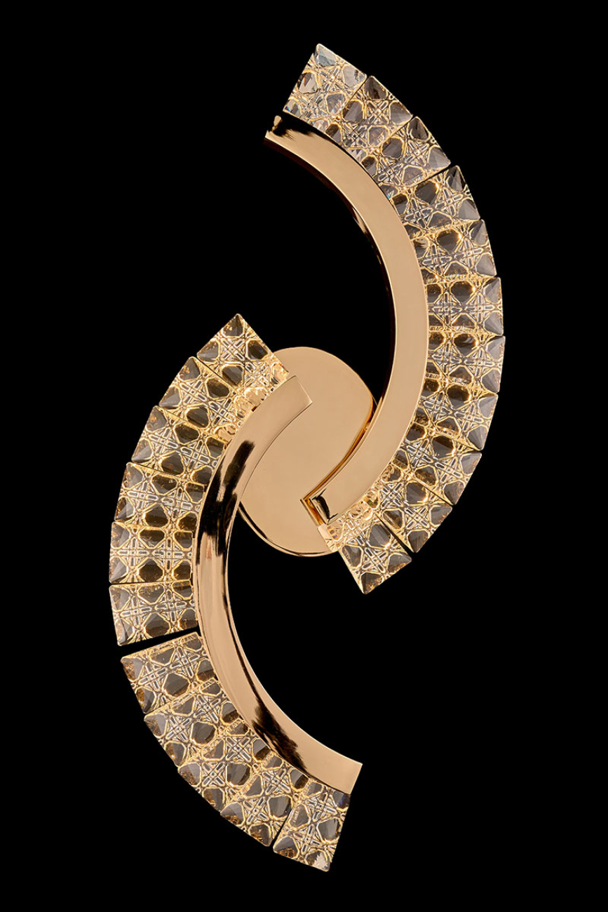 бра louise le7726/1w gold