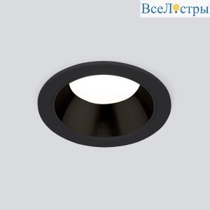 Встраиваемый светодиодный светильник Elektrostandard Basic 25082/LED 7W 4200K чёрный a062941