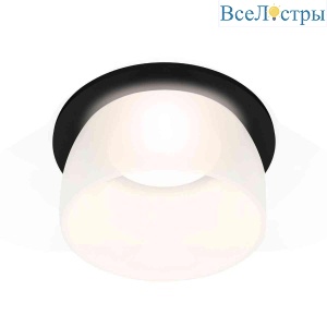 Комплект встраиваемого светильника Ambrella light Techno Spot XC7622047 SBK/FR черный песок/белый матовый (C7622, N7177)