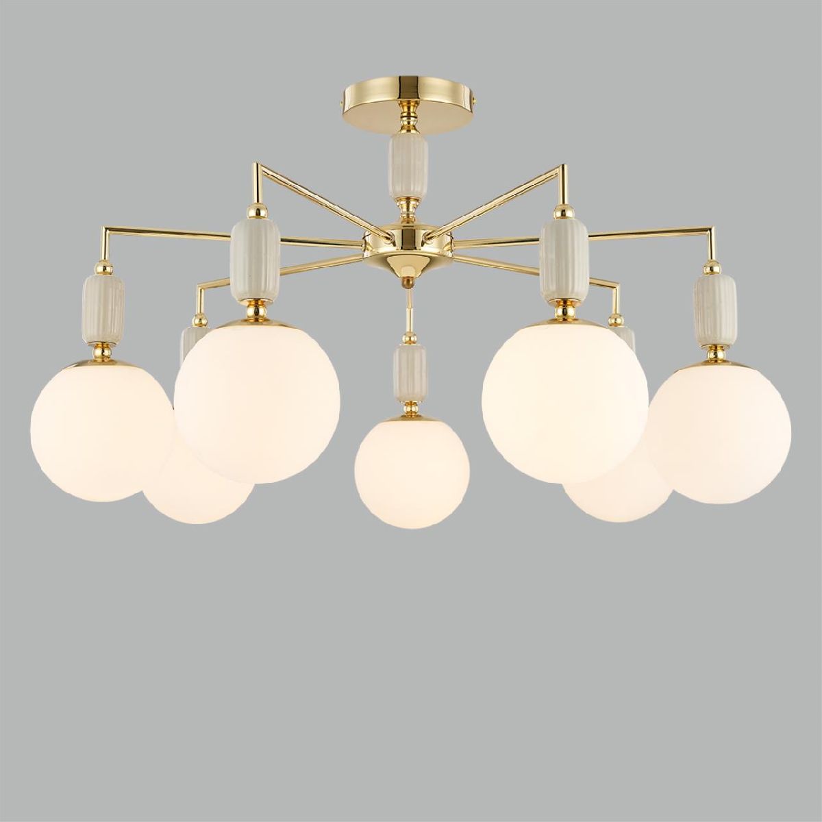 люстра на штанге lumion vivien 6580/7c