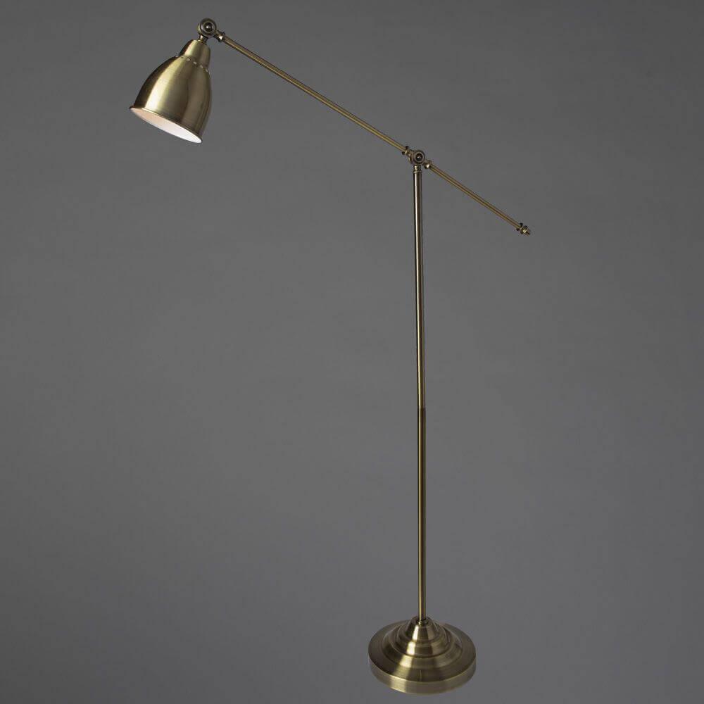 торшер arte lamp braccio 43 a2054pn-1ab