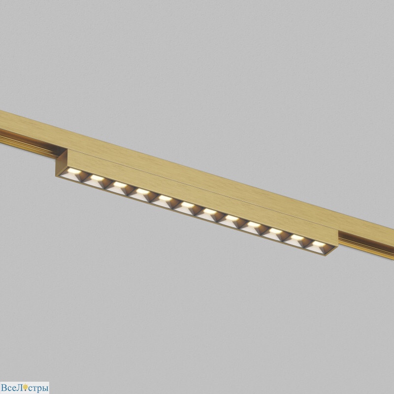 трековый магнитный светильник denkirs shine grill zigbee dk5971-sb