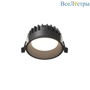 Встраиваемый светильник Maytoni Okno DL055-8W3-4-6K-B