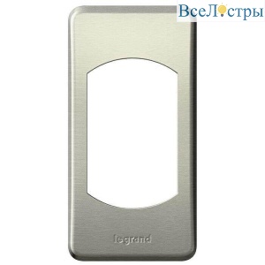 Рамка 1-постовая Legrand Celiane титан 068900