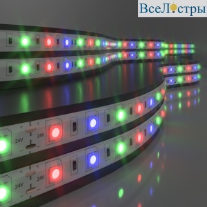 Светодиодная лента Elektrostandard 24V 14,4W 60Led 5050 IP65 RGB, 5м 4690389167782