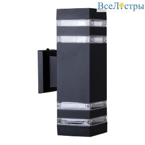 Уличный настенный светильник Reluce 86228-9.2-002CT 2*E27 BK