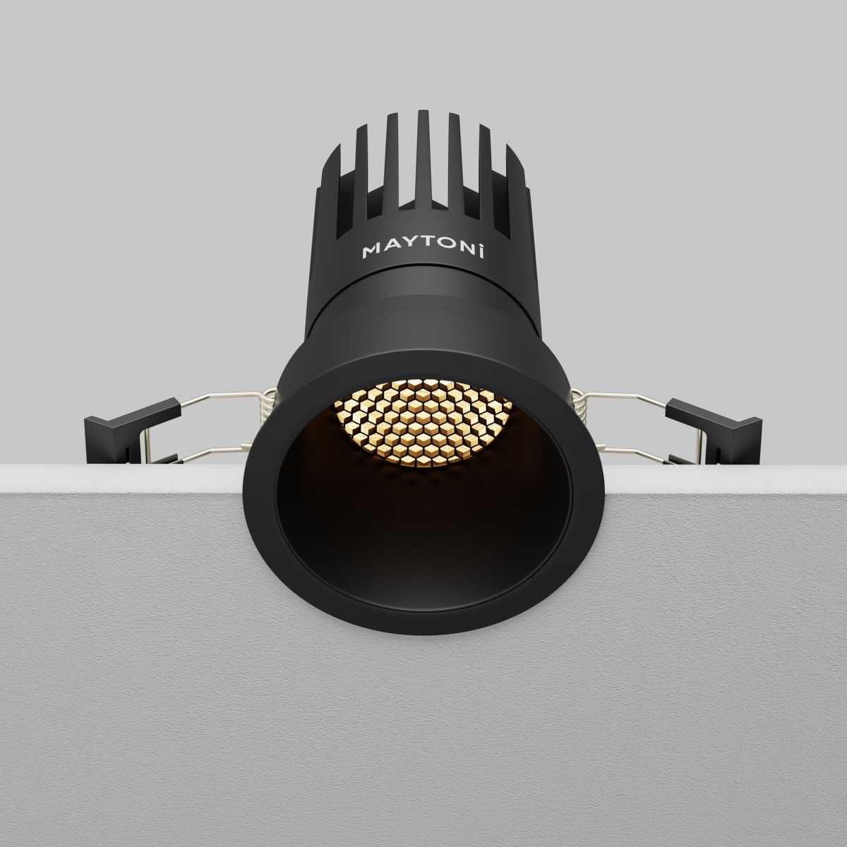 встраиваемый светильник maytoni dip dl118-15w-2.7k-b