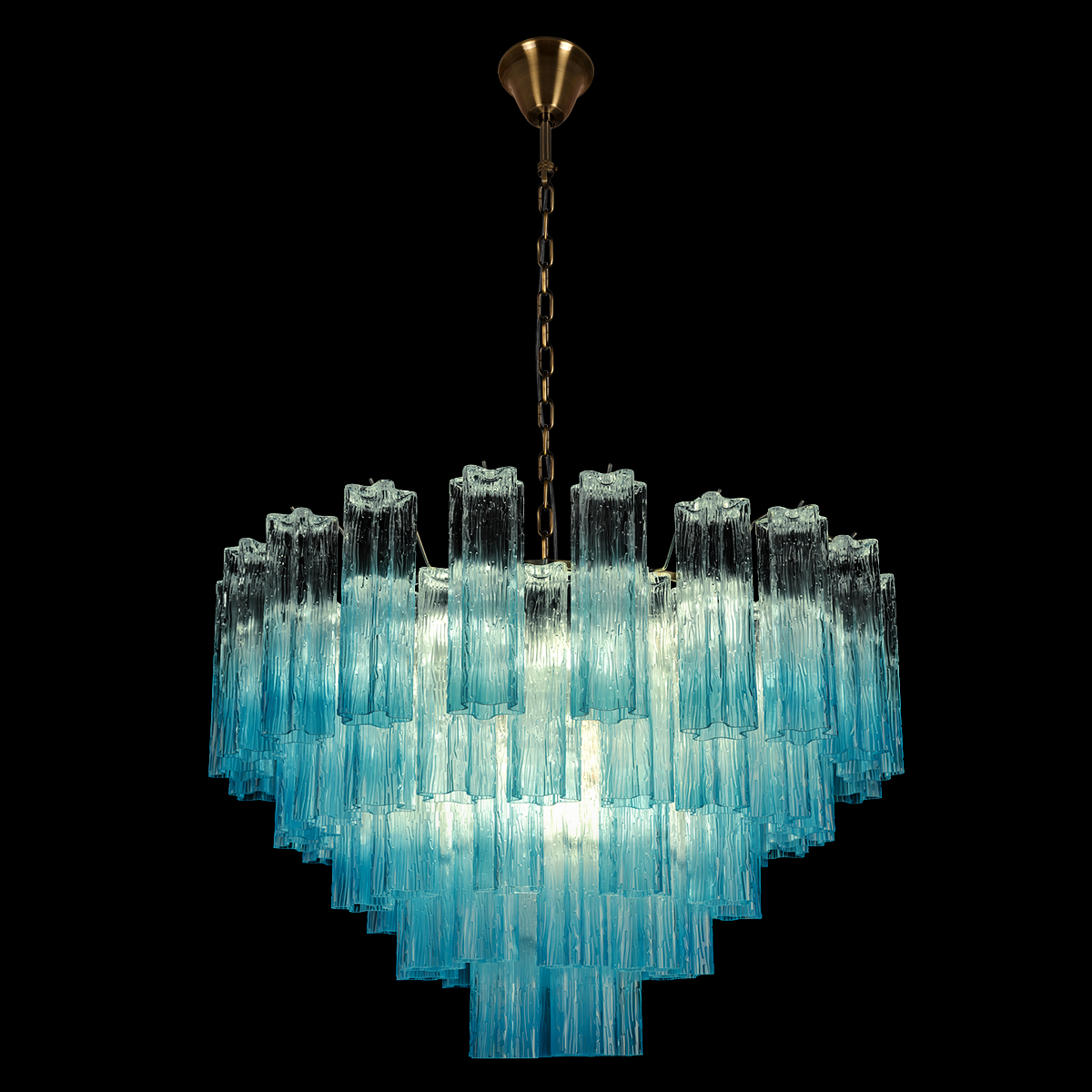 подвесная люстра loft it murano 10580/800 clear blue