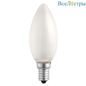 Лампа накаливания Jazzway E14 60W 2700K матовая 3320522