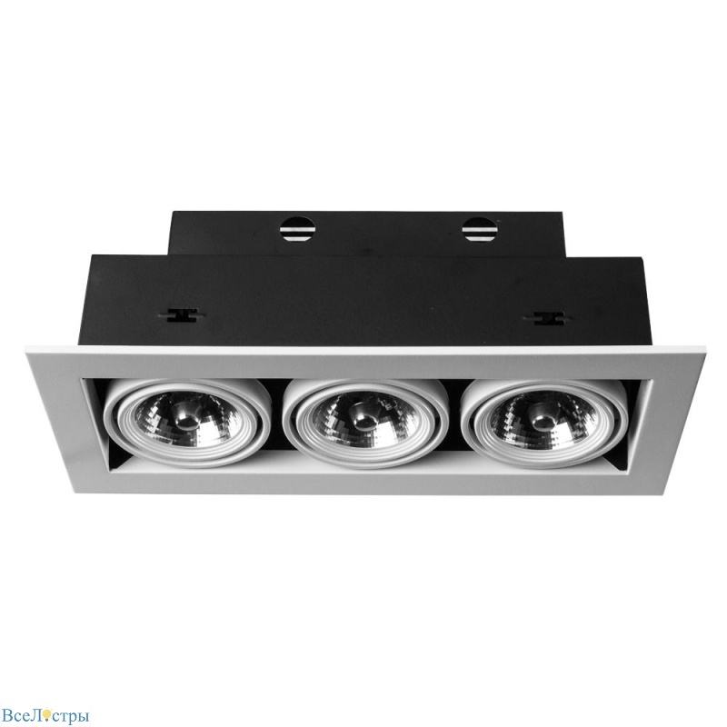встраиваемый светильник arte lamp technika a5930pl-3wh