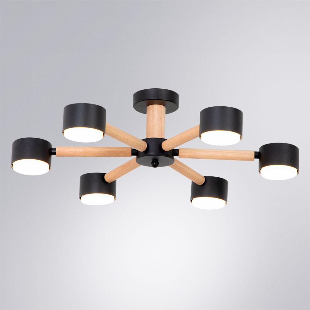 потолочные люстры arte lamp tenda a1624pl-6bk