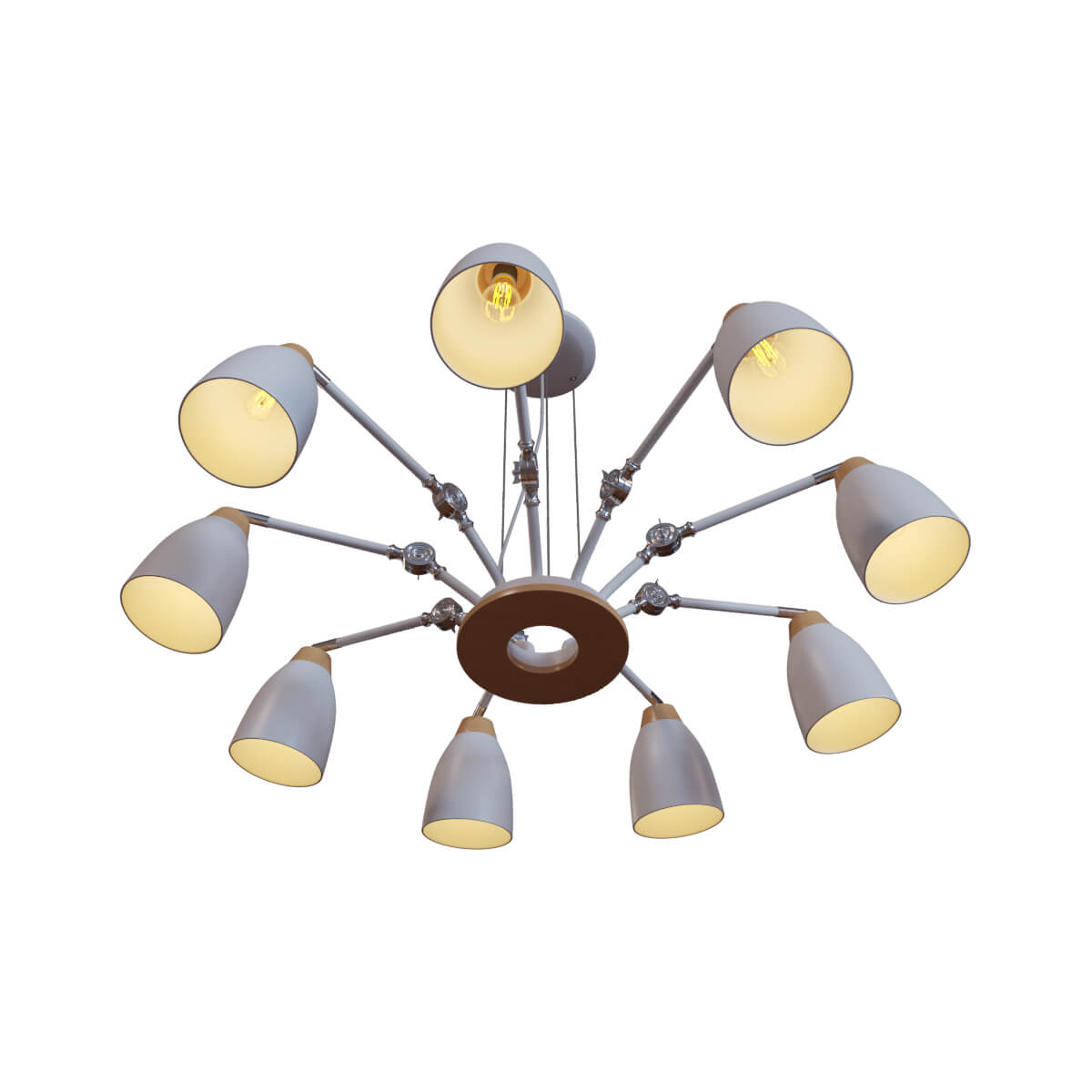 подвесная люстра loft it watchman loft4402/9wh