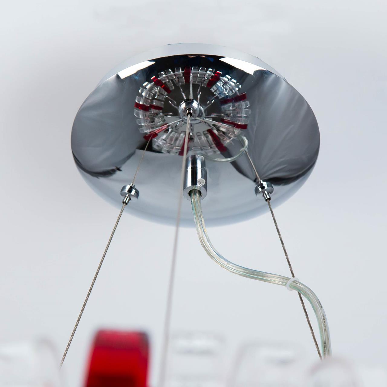 подвесная люстра citilux volution rosso el326p09.2