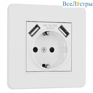 Розетка Arte Milano SET16-1-47-1 white