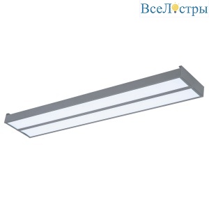 Светодиодная панель Uniel ULO-K15A 2x16W/4000K/L100 IP44 LIGHT GREY UL-00012587