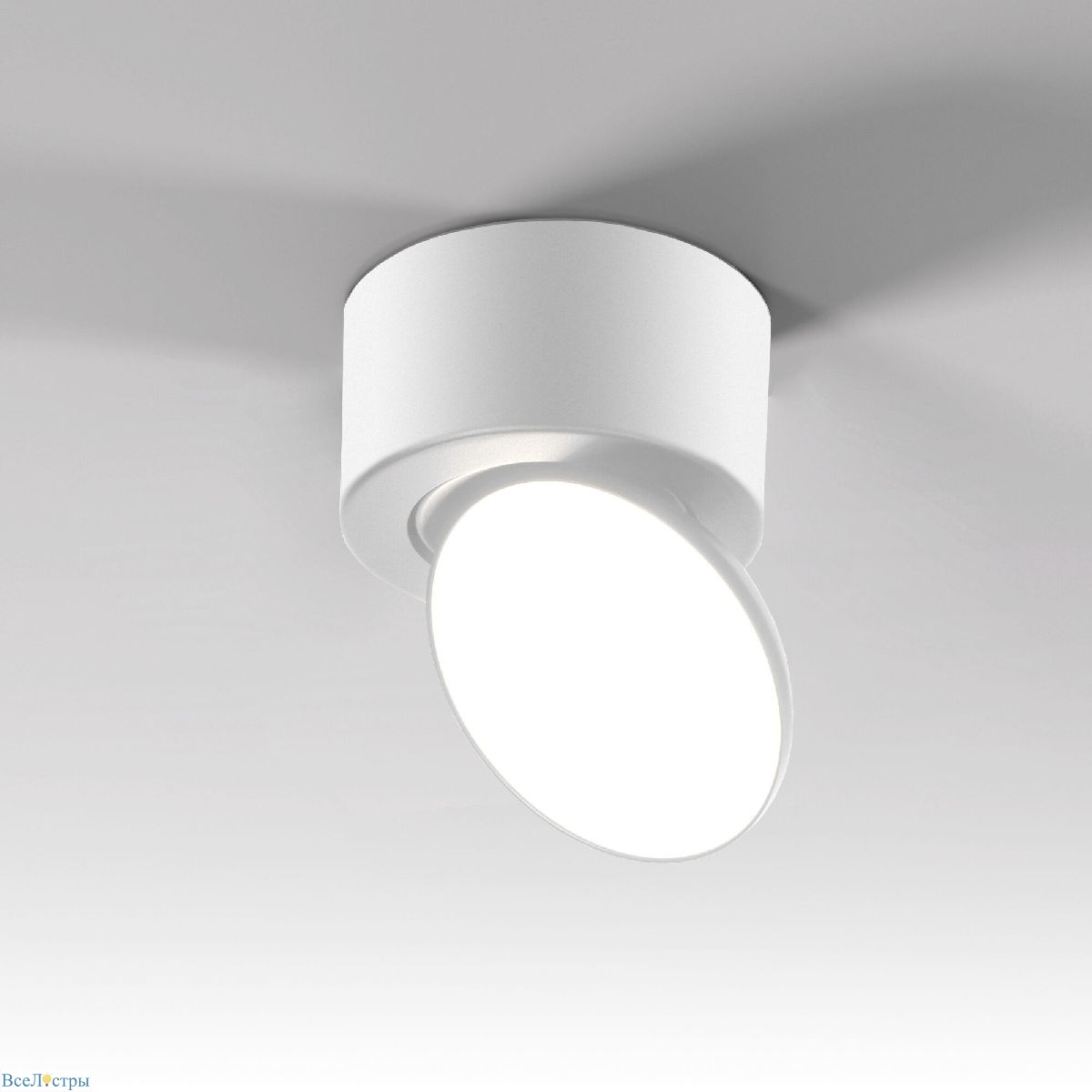накладной спот elektrostandard smooth 25053/led a065460