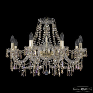 Подвесная люстра Bohemia Ivele Crystal 1403/8/240 G R801