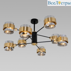 Люстра на штанге Eurosvet Arcada 70127/8 черный/дымчатый a060653
