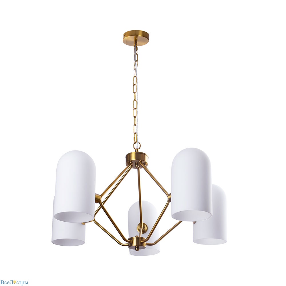 подвесная люстра arte lamp cassel a5454lm-5pb