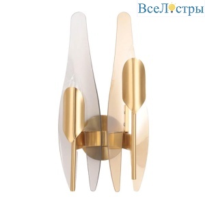 Бра Crystal Lux CASA AP2 BRASS