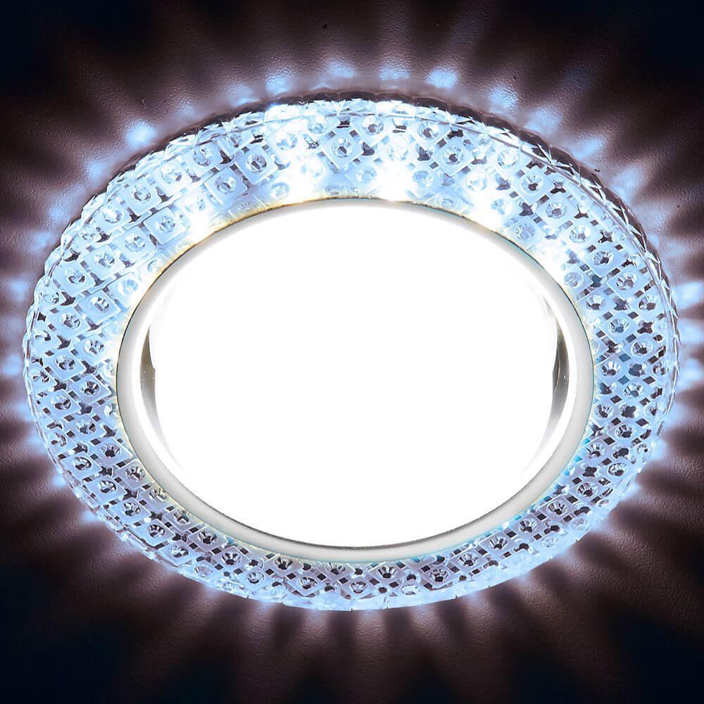встраиваемый светодиодный светильник ambrella light gx53 led g290 ch