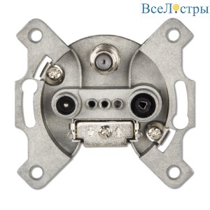 Розетка TV-FM-SAT оконечная JUNG EcoProfi S4100