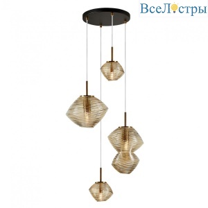Каскадная люстра IMEX Oreon MD.9402-4-P-BR