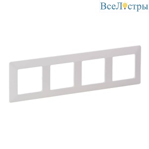 Рамка 4-постовая Legrand Valena Life Белая 754004