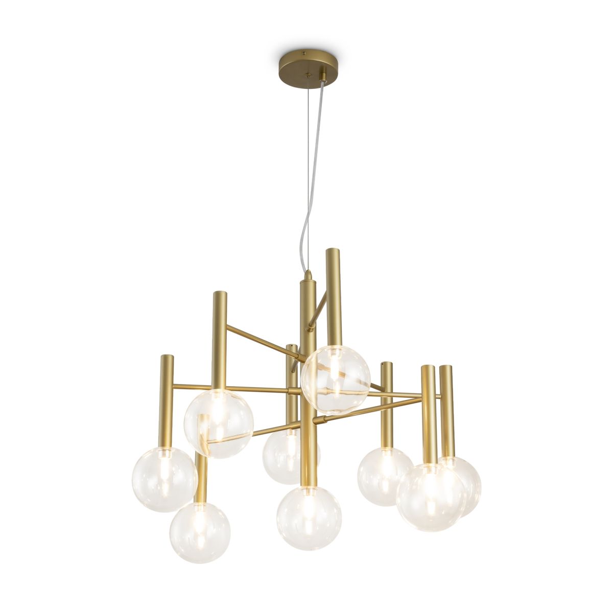 подвесная люстра freya luce fr5584cl-l45g