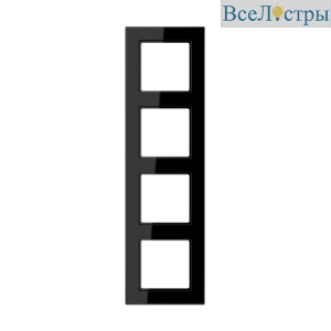 Рамка четырехместная Jung A5584BFSW