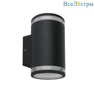 Уличный настенный светильник Arte Lamp Nunki A1910AL-2BK