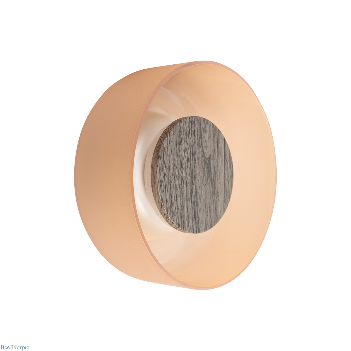 настенный светильник loft it totem 10466w amber matte wood
