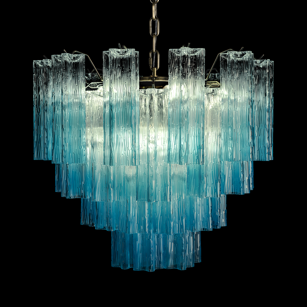 подвесная люстра loft it murano 10580/600 clear blue