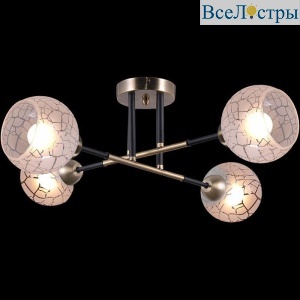 Потолочная люстра Illumico IL9573-4CSQ-79 BK AB