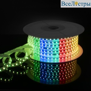 Светодиодная лента Elektrostandard 220V 11W 60Led 5050 IP65 мульти, 50 м 4690389170942
