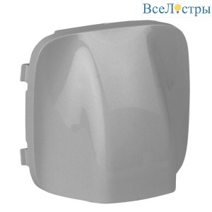 Лицевая панель Legrand Valena Allure для вывода кабеля алюминий 755057