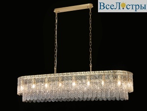 Подвесная люстра Newport Daisy 8370/140 C oval brass М0070732