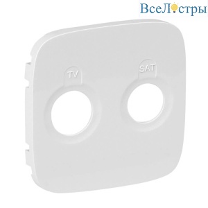 Лицевая панель Legrand Valena Allure розетки TV-SAT белая 754825