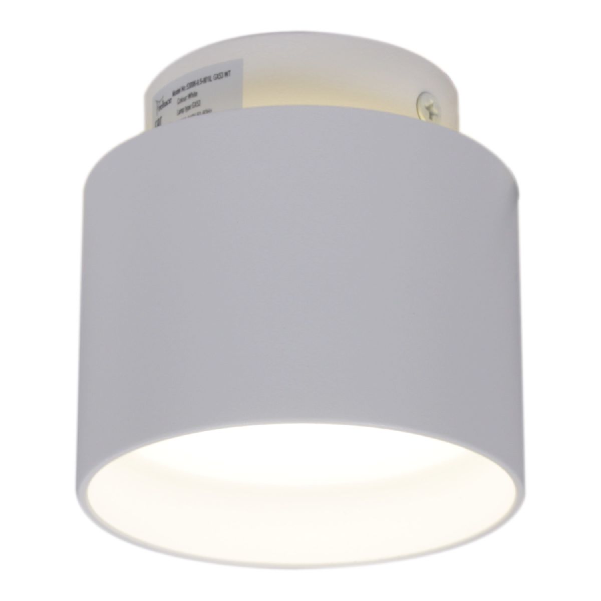 накладной светильник reluce 53006-9.5-001il gx53+led3w wt