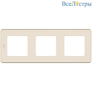 Рамка трехместная Legrand Inspiria 673951