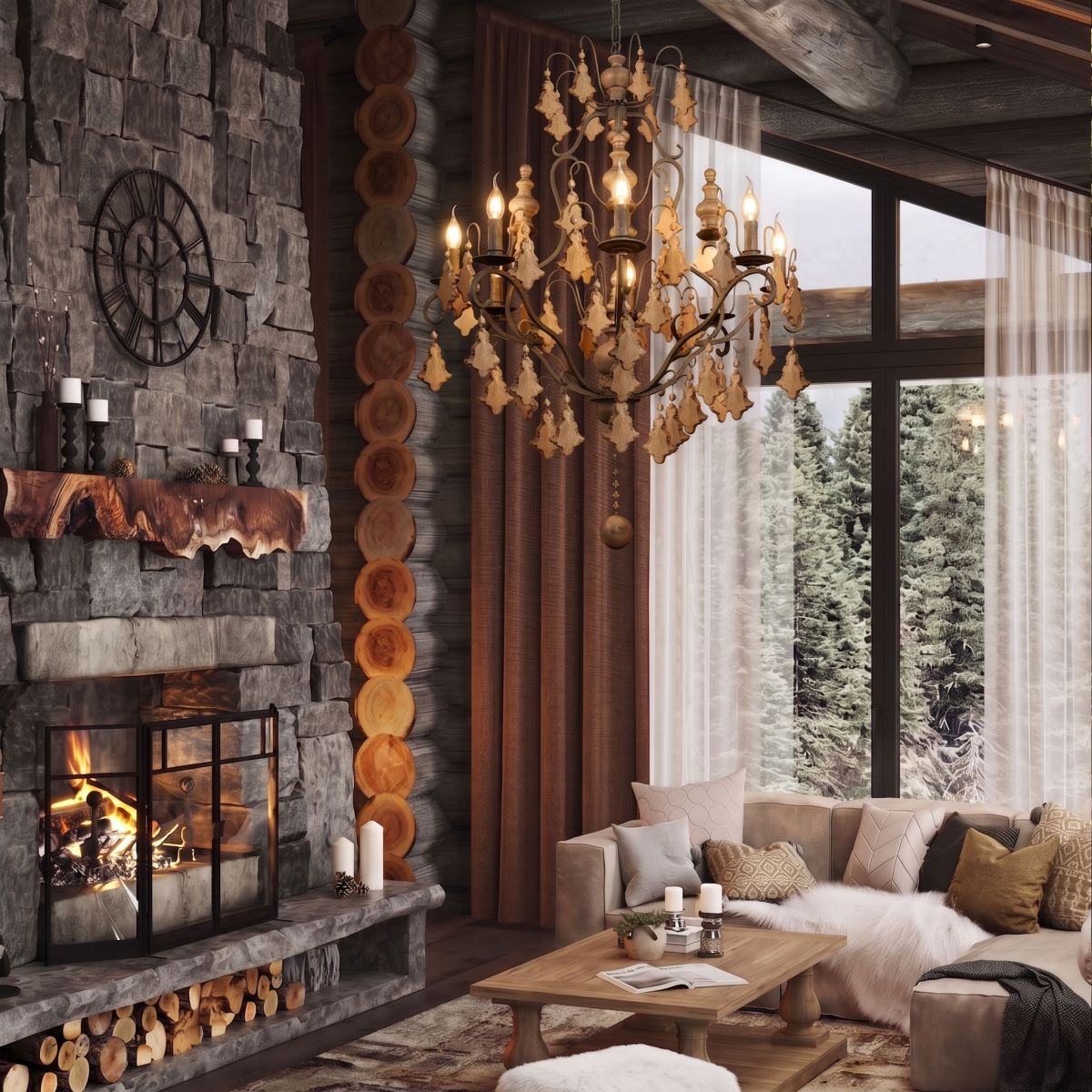 подвесная люстра loft it chateau 10559/8