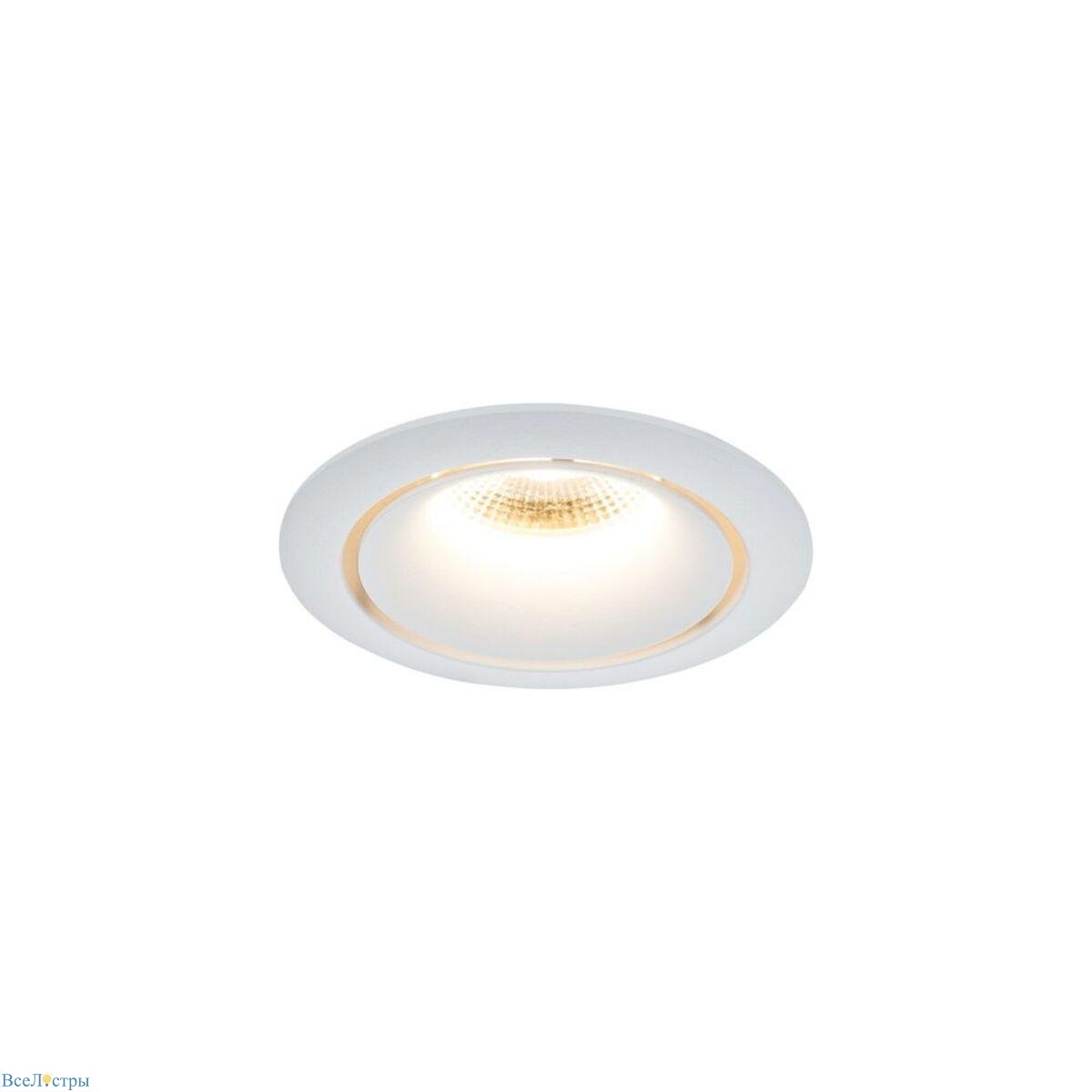 встраиваемый светодиодный светильник maytoni technical yin dl031-l12w4k-w