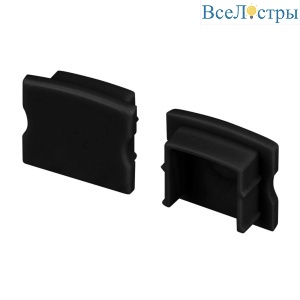 Заглушка Arlight 2 шт. LINE-1715 глухая BLACK 044276