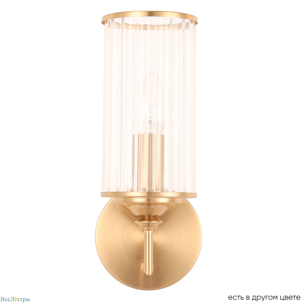 бра crystal lux gloria ap1 brass