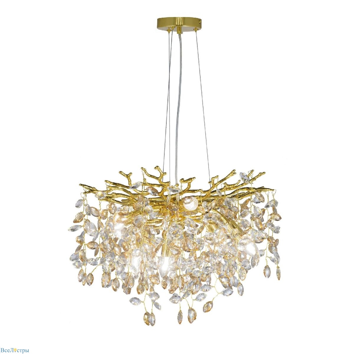подвесная люстра lumina deco brevia ldp 8027-800 gd