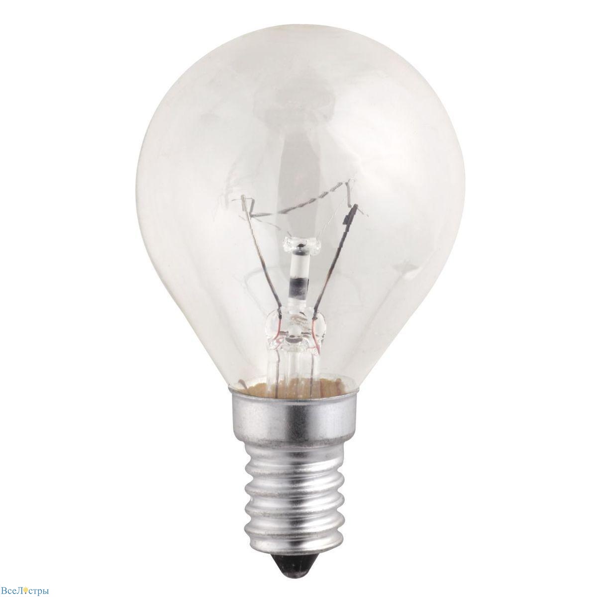 лампа накаливания jazzway e14 60w 2700k прозрачная 3320270