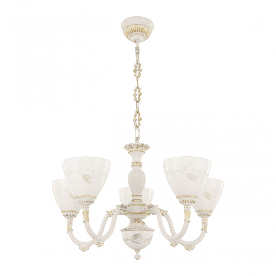 подвесная люстра arte milano 347837/5 wt+g