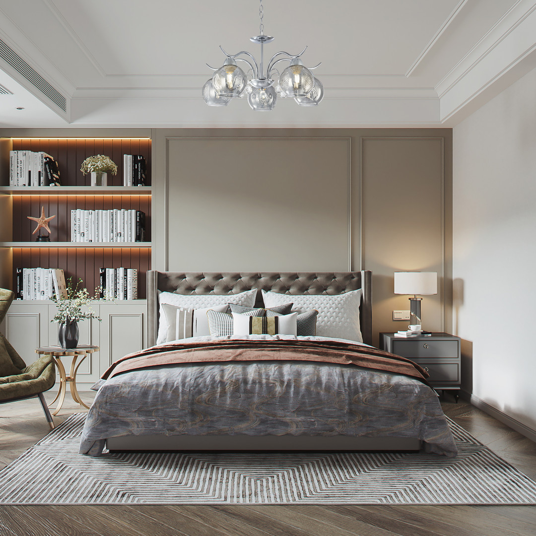 подвесная люстра arte milano amalfi 331556/5 cr