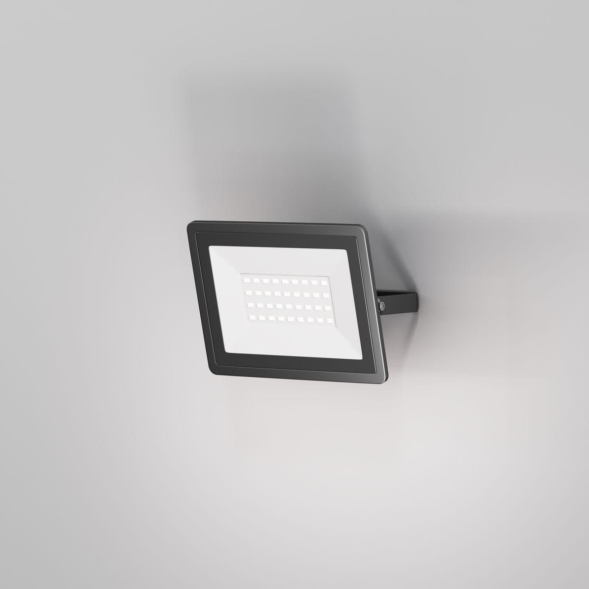 прожектор светодиодный maytoni flood 30w 6500k fl001-l30b6k